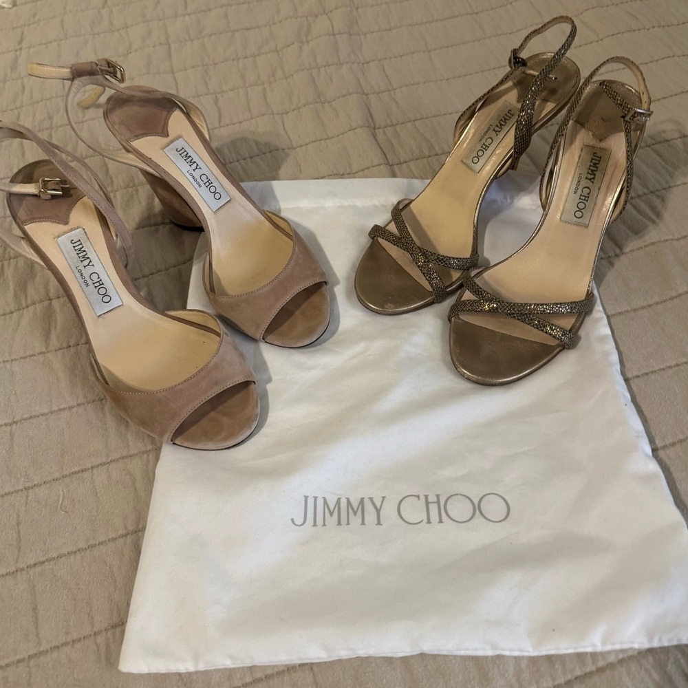 Jimmy Choo casual/dressy heels
